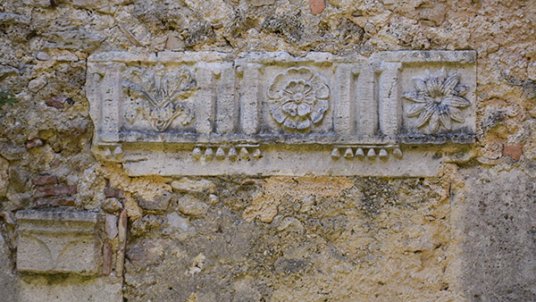 particolare delle mura